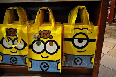 ミニオンの有料お土産袋（Mサイズ）①／USJ
