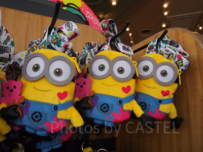 ミニオンのぬいぐるみパスケース