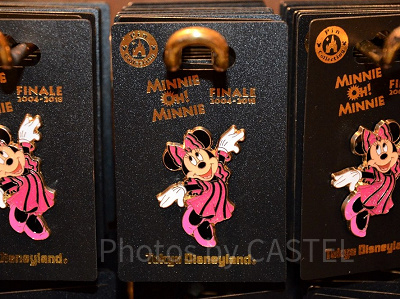 ミニー（ピンク）ピンバッジ