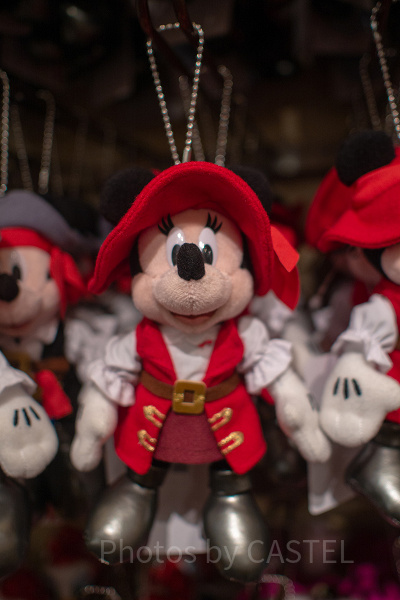 ミニーぬいぐるみバッジ