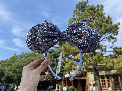 ミニースパンコールカチューシャ（ブルー）