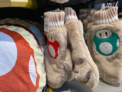 スーパーマリオ「キノコ」のミトン