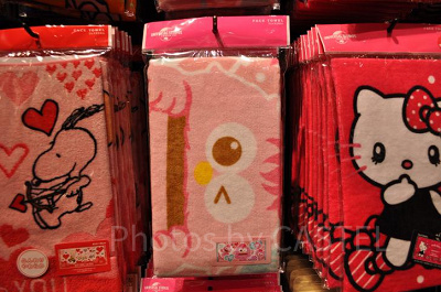 モッピーのフェイスタオル（いたずらフェイス）