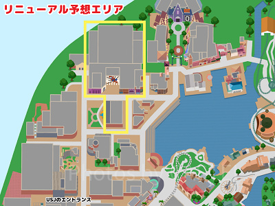 ニューヨークエリア再開発エリア予想図