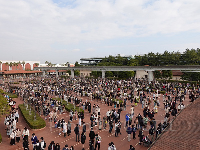 ノースゲート：8時30分頃撮影