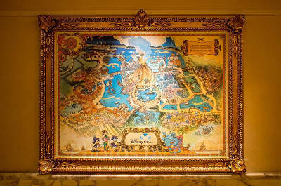 東京ディズニーシーの全体マップ