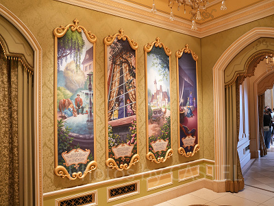 8つの絵画の一部 シンデレラのフェアリーテイルホール