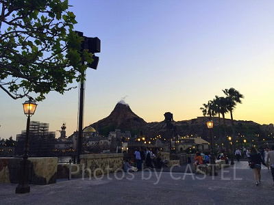 演出やパークの景観に注意