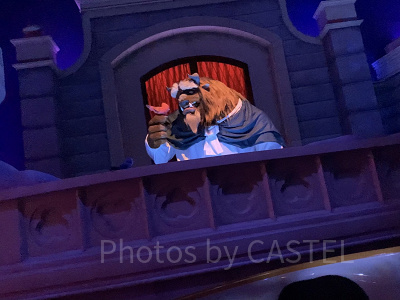 「美女と野獣“魔法のものがたり”」のアトラクションは、撮影OK