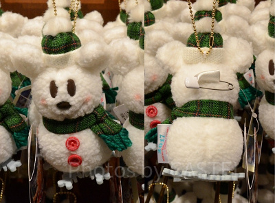 ぬいぐるみバッジ（ミッキー）