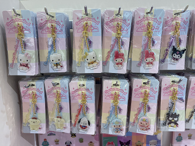 ぬいぐるみプリントアクリルキーホルダー