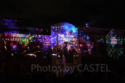 グラマシーパーク周辺のプロジェクションマッピング