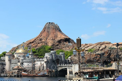 東京ディズニーシーのプロメテウス火山
