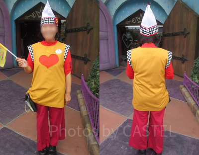 クイーン・オブ・ハートのバンケットホールのコスチューム