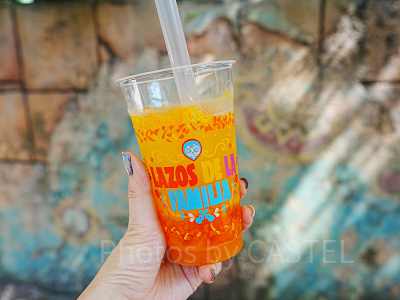 「リメンバー・ミー」ドリンク（オレンジ＆マンダリンオレンジ）