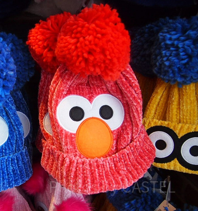 セサミストリートニットキャップエルモ