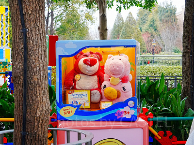 上海ディズニートイストーリーランド：ミニゲームで勝利するともらえる景品