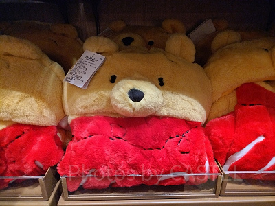 上海ディズニーくまのプーさんグッズ：プーさんのブランケット