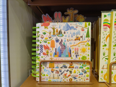 上海ディズニーズートピアグッズ：ノート