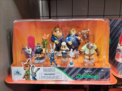 上海ディズニーズートピアグッズ：ズートピアフィギュア