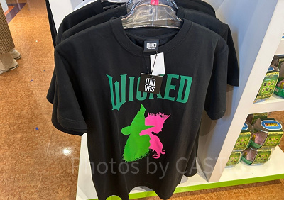 ウィキッドのシンプルなTシャツ（黒）