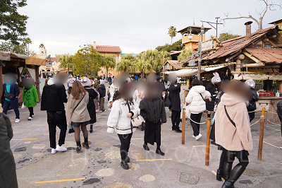 スキッパーズ・ギャレーの待ち列（15時20分ごろ）