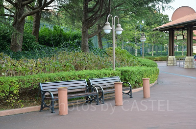 パークエントランスノース側の喫煙所