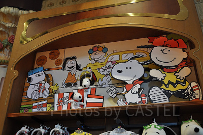 USJのスヌーピー装飾