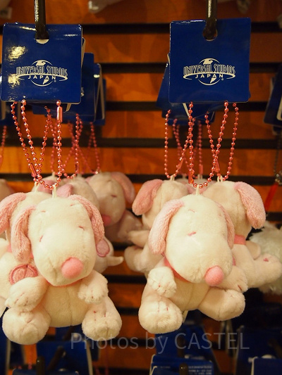 スヌーピーピンクマスコットキーホルダー