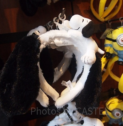 スヌーピーたれ耳＆ぬいぐるみカチューシャ