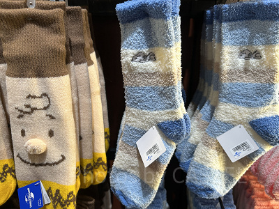 スヌーピーボーダー靴下