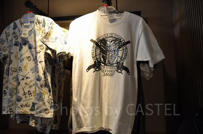 調査兵団エンブレムTシャツ（白