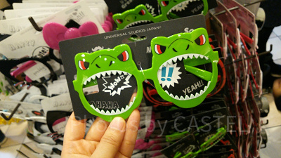 ジュラシックパークの伊達眼鏡/ユニバーサルスタジオストアで撮影