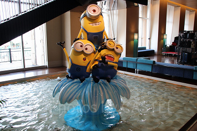 ロビーもミニオンだらけ！