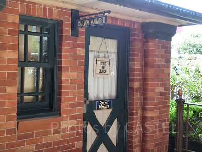 アメリカンウォーターフロント駅の１階にある駅長室