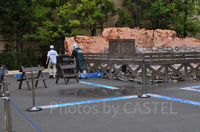 車いすエリアは舞台左手／ワンピースウォーターバトル