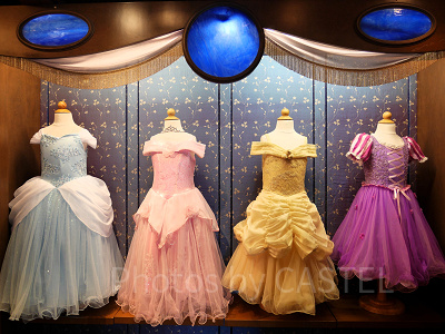 ディズニープリンセスのドレスをイメージしたケーキも！