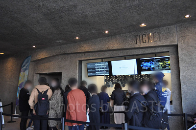 神戸ポートミュージアムアトアのチケット購入窓口