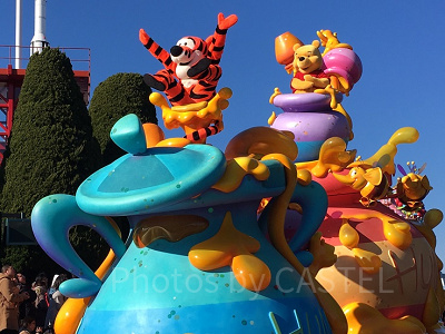 ティガー、プーのフロート