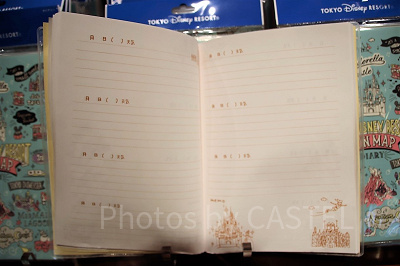 東京ディズニーリゾート・ファン・マップ・ダイアリー内容