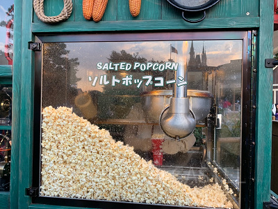 東京ディズニーランド「ソルト」味ポップコーンワゴン