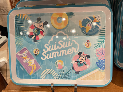 トレー（2022ディズニー夏グッズSUISUI SUMMER）