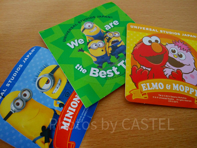 ユニバの「We are Best Team」シール（中央）