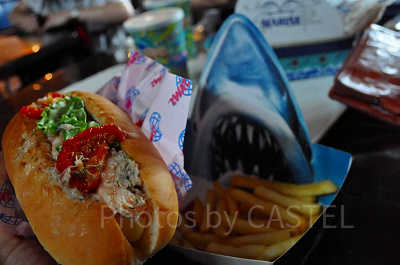 シュリンプ＆クラブサンドセット（アミティ・ランディングレストラン）