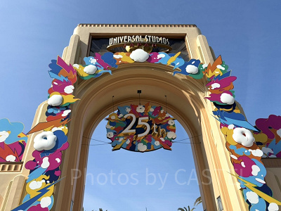 25周年のUSJゲート