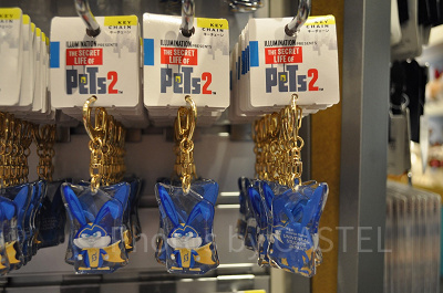 USJペット2グッズ：スノーボールのキーチェーン