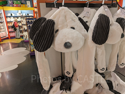 USJ冬グッズ/スヌーピーのぬいぐるみハット