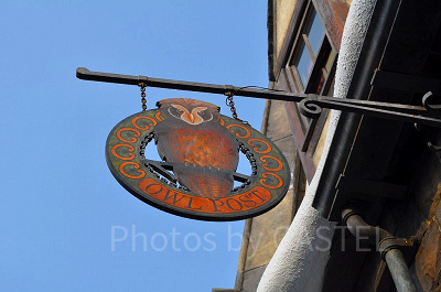 USJ／ハリーポッターエリア「フクロウ便」の看板