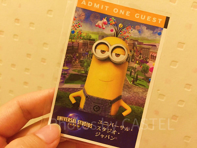 いろいろなデザインのスタジオ・パスは当日のお楽しみ♪