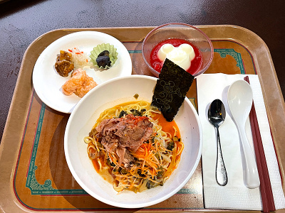 ヴォルケイニア・レストラン：メニュー